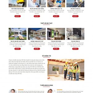 Thiết kế web bất động sản mẫu 1