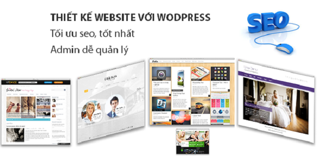 thiết kế website wordpress theo yêu cầu giá rẻ chuẩn Seo