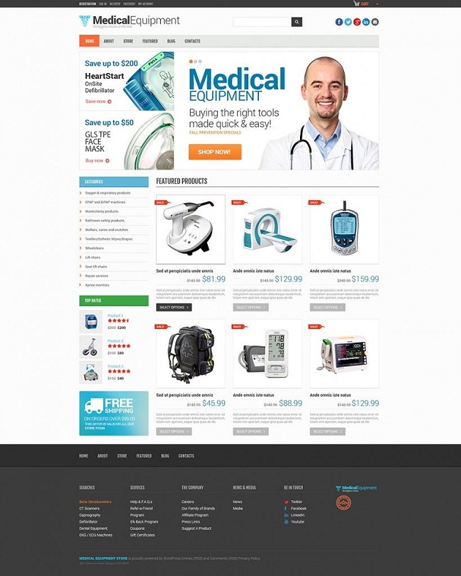 thiết kế web thiết bị y tế cực đẹp chuyên nghiệp chuẩn seo